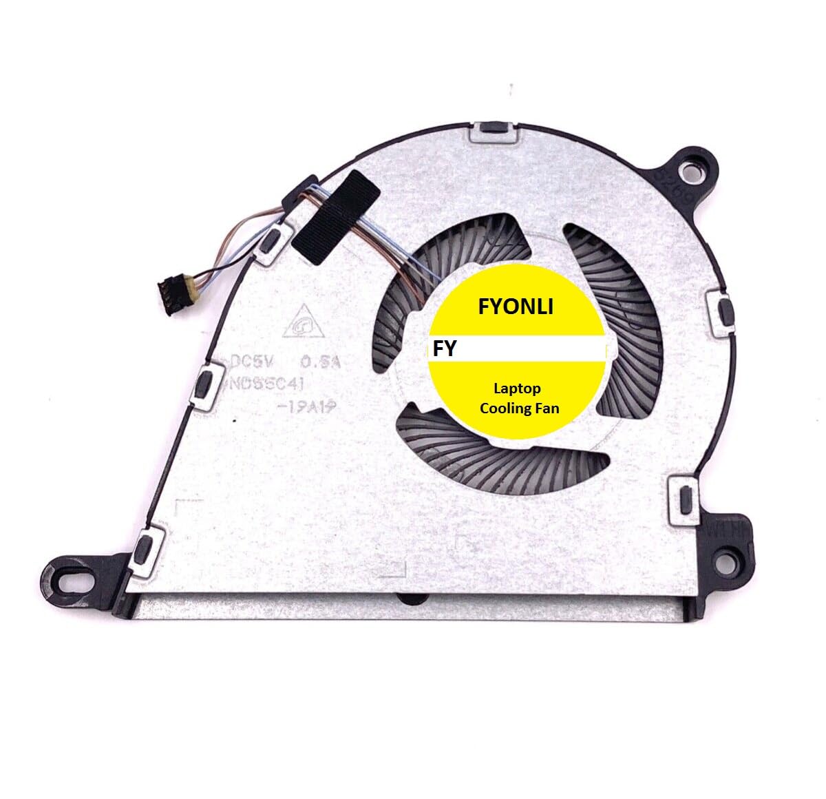 FYONLI New CPU Fan for HP 14-DQ 15s-fq Service PN L68133-001